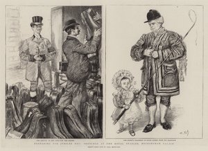Jübile Gününe Hazırlık, Kraliyet Ahırlarında Eskizler, Buckingham Sarayı